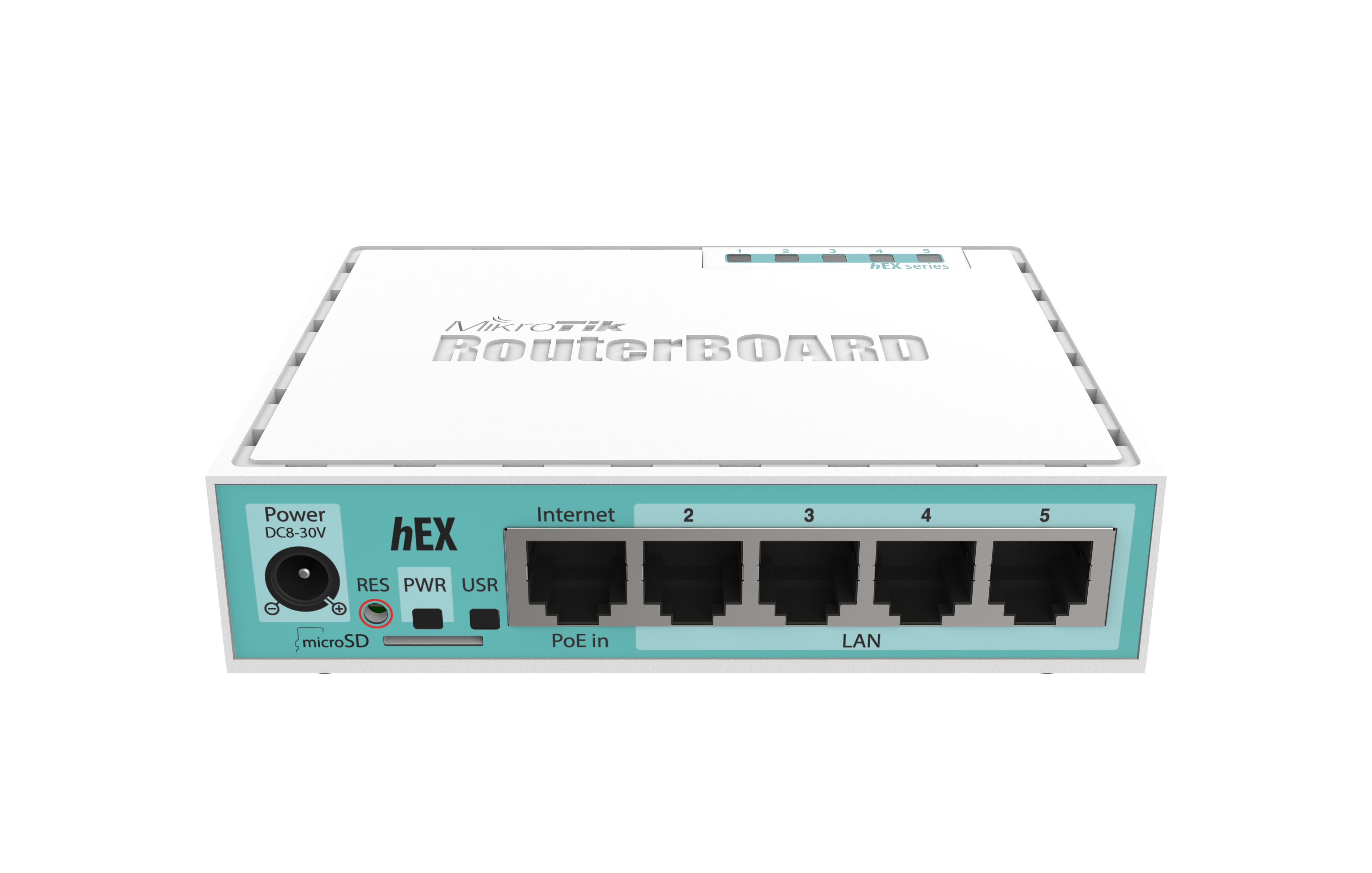 MikroTik hEX (RB750Gr3), autre vue